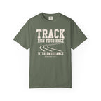 Track “Run Your Race” Christian T-Shirt