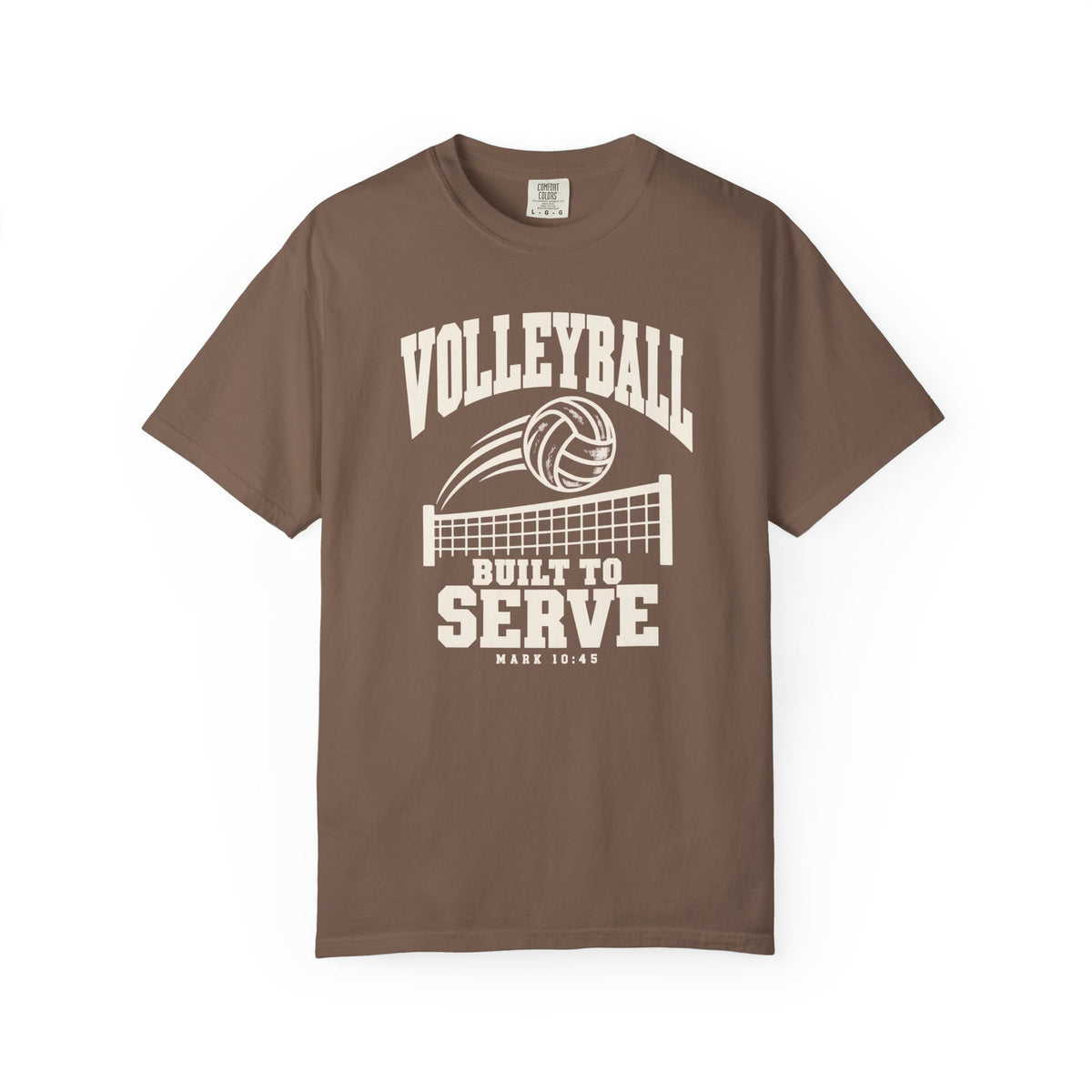 Volleyball "Built To Serve" Christian T-Shirt