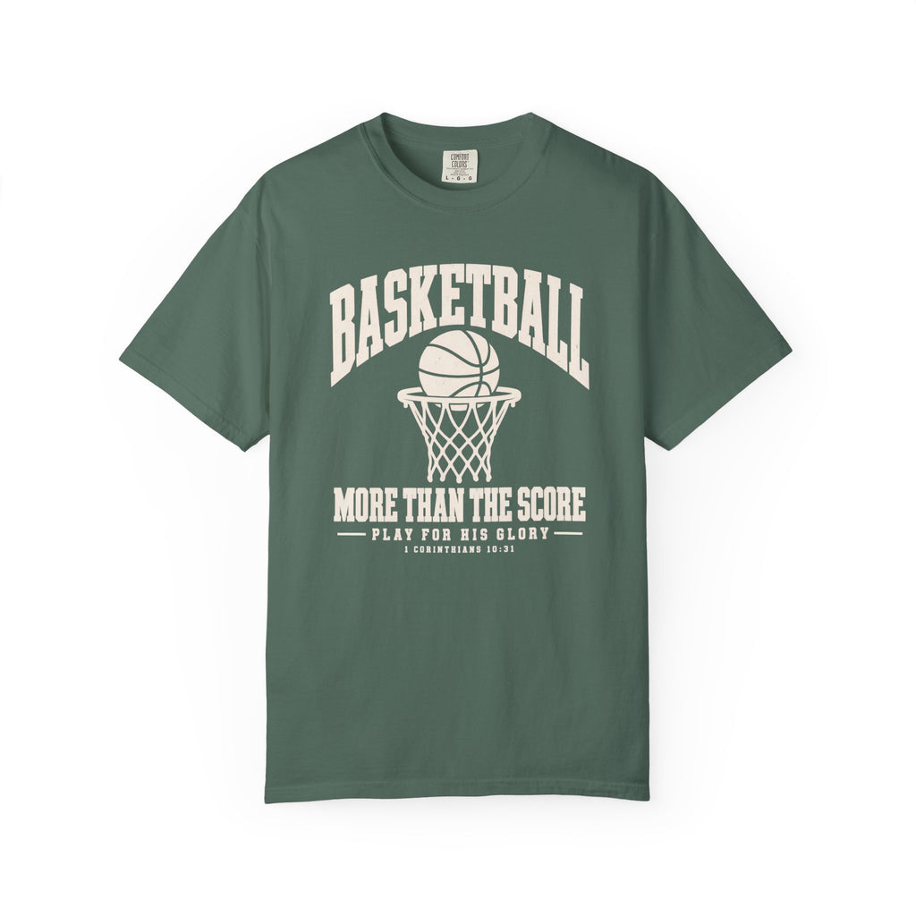 Basketball "More Than The Score" Christian T-Shirt
