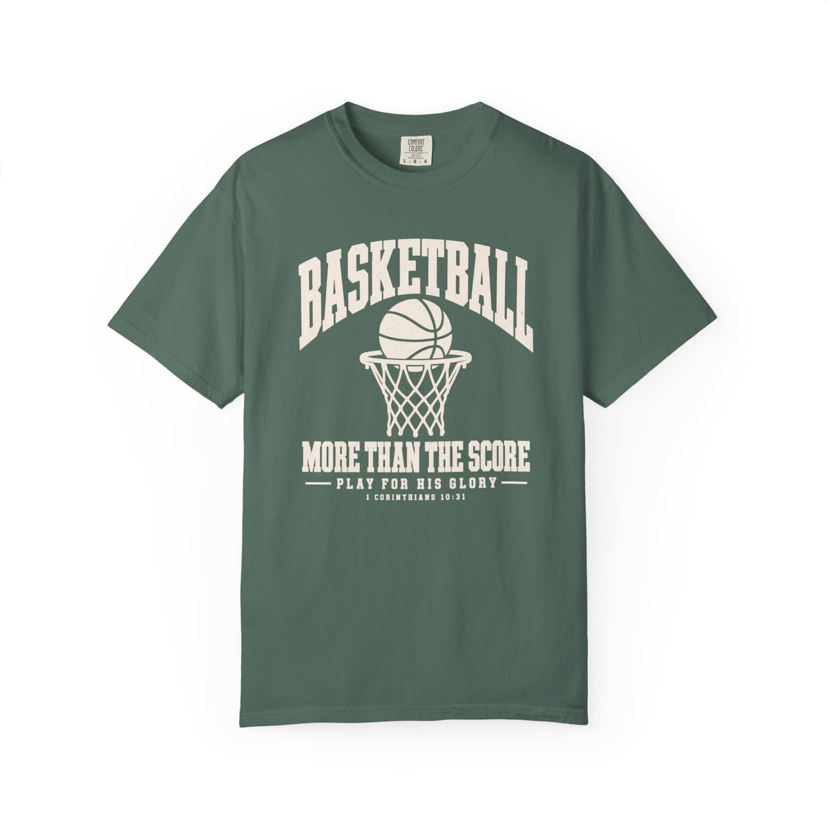 Basketball "More Than The Score" Christian T-Shirt