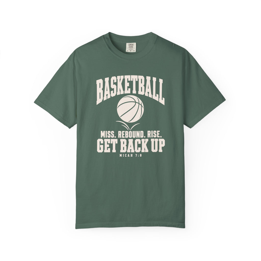Basketball “Get Back Up” Christian T-Shirt