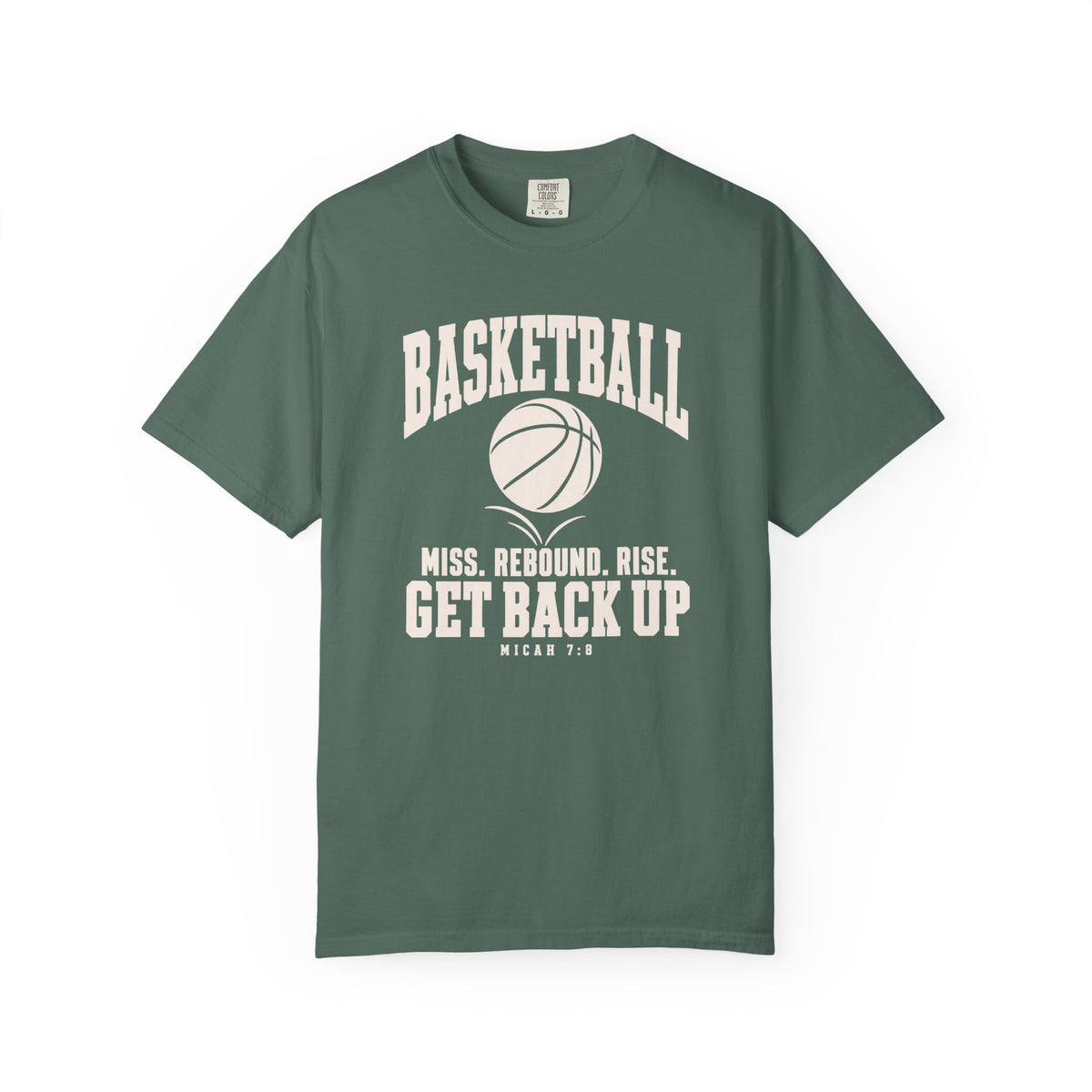 Basketball “Get Back Up” Christian T-Shirt