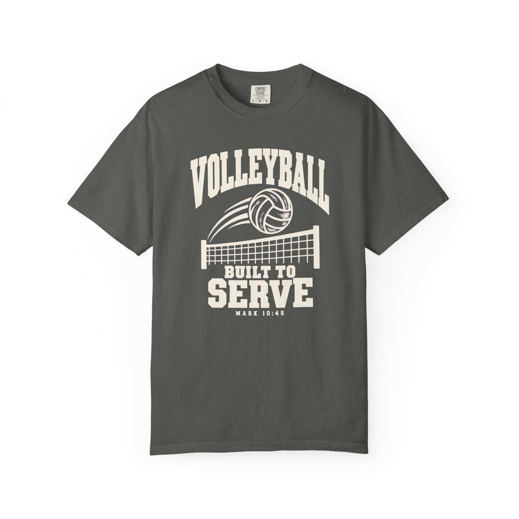 Volleyball "Built To Serve" Christian T-Shirt
