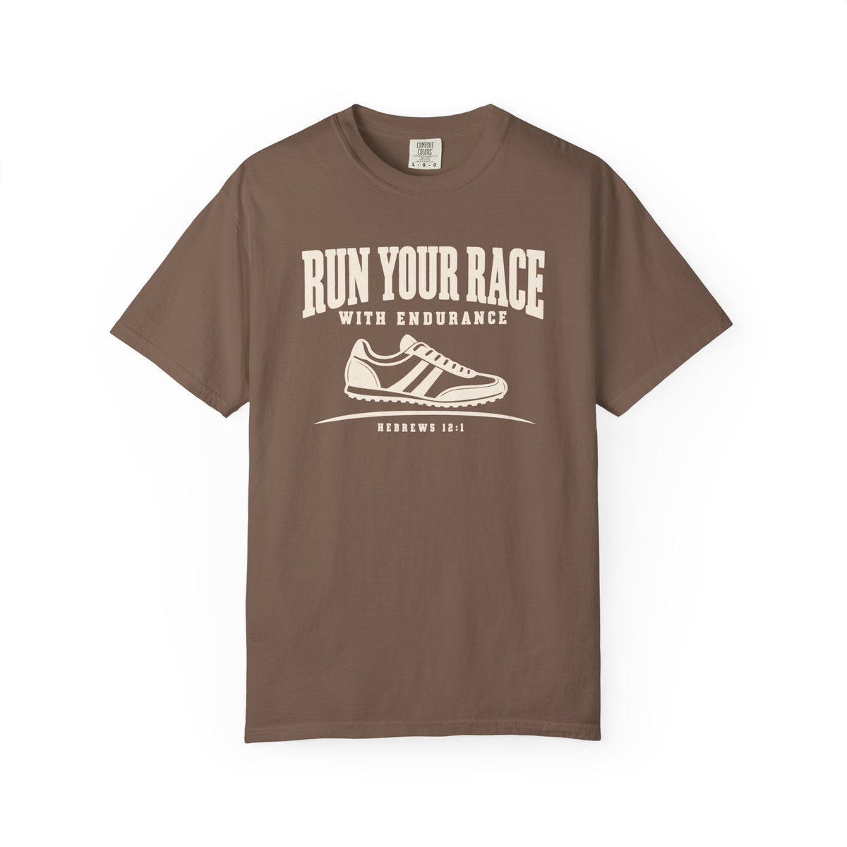 "Run Your Race" Scripture Track T-Shirt