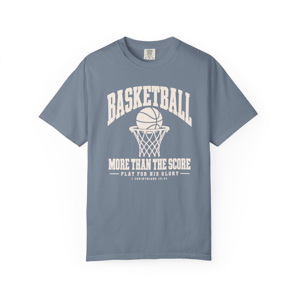 Basketball "More Than The Score" Christian T-Shirt