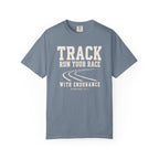 Track “Run Your Race” Christian T-Shirt