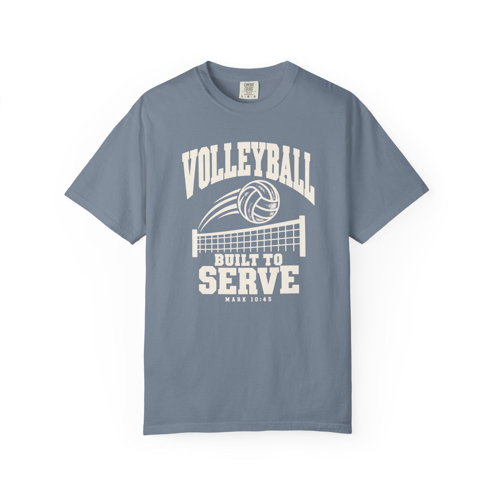Volleyball "Built To Serve" Christian T-Shirt