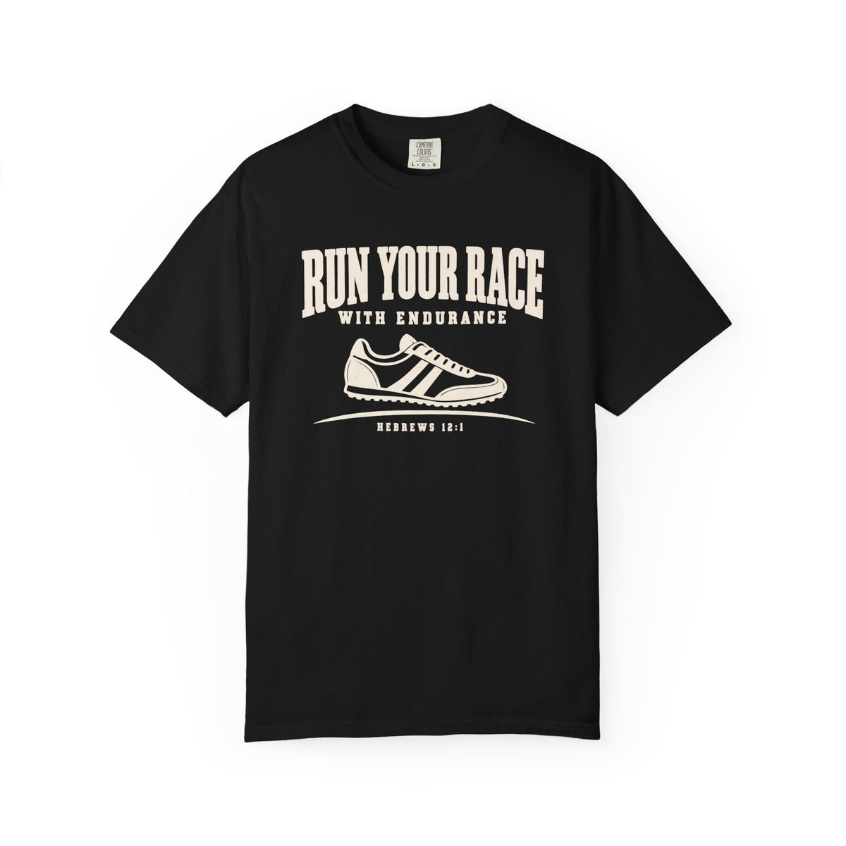 "Run Your Race" Scripture Track T-Shirt