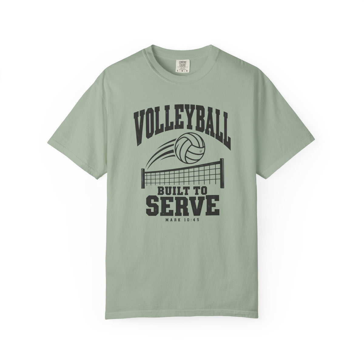Volleyball "Built To Serve" Christian T-Shirt