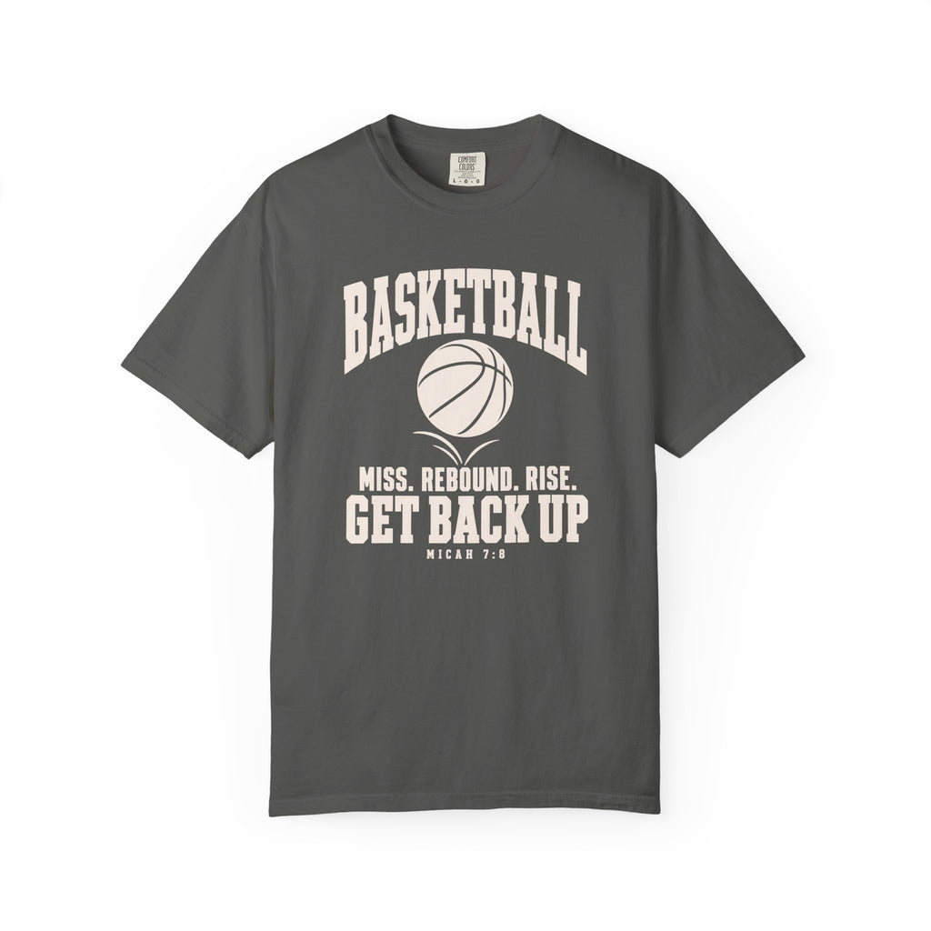 Basketball “Get Back Up” Christian T-Shirt
