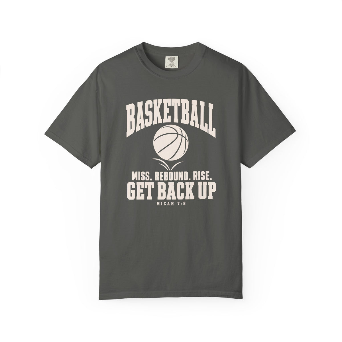 Basketball “Get Back Up” Christian T-Shirt