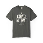 I Shall Not Want Psalm 23 T-Shirt