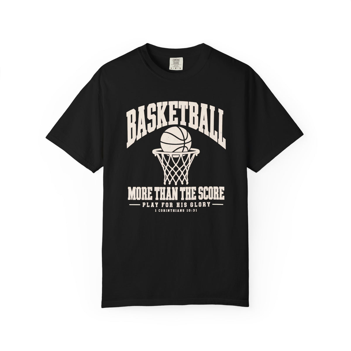Basketball "More Than The Score" Christian T-Shirt