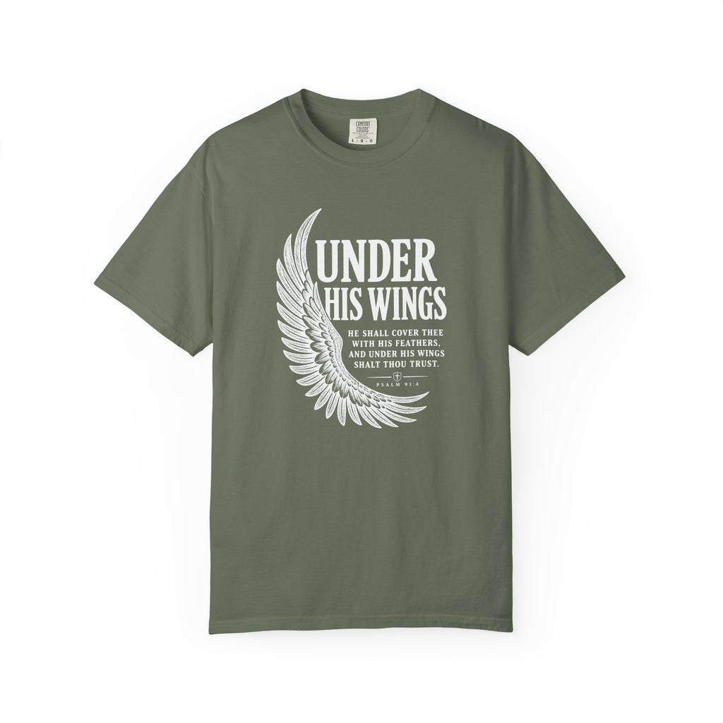Under His Wings Psalm 91 T-Shirt