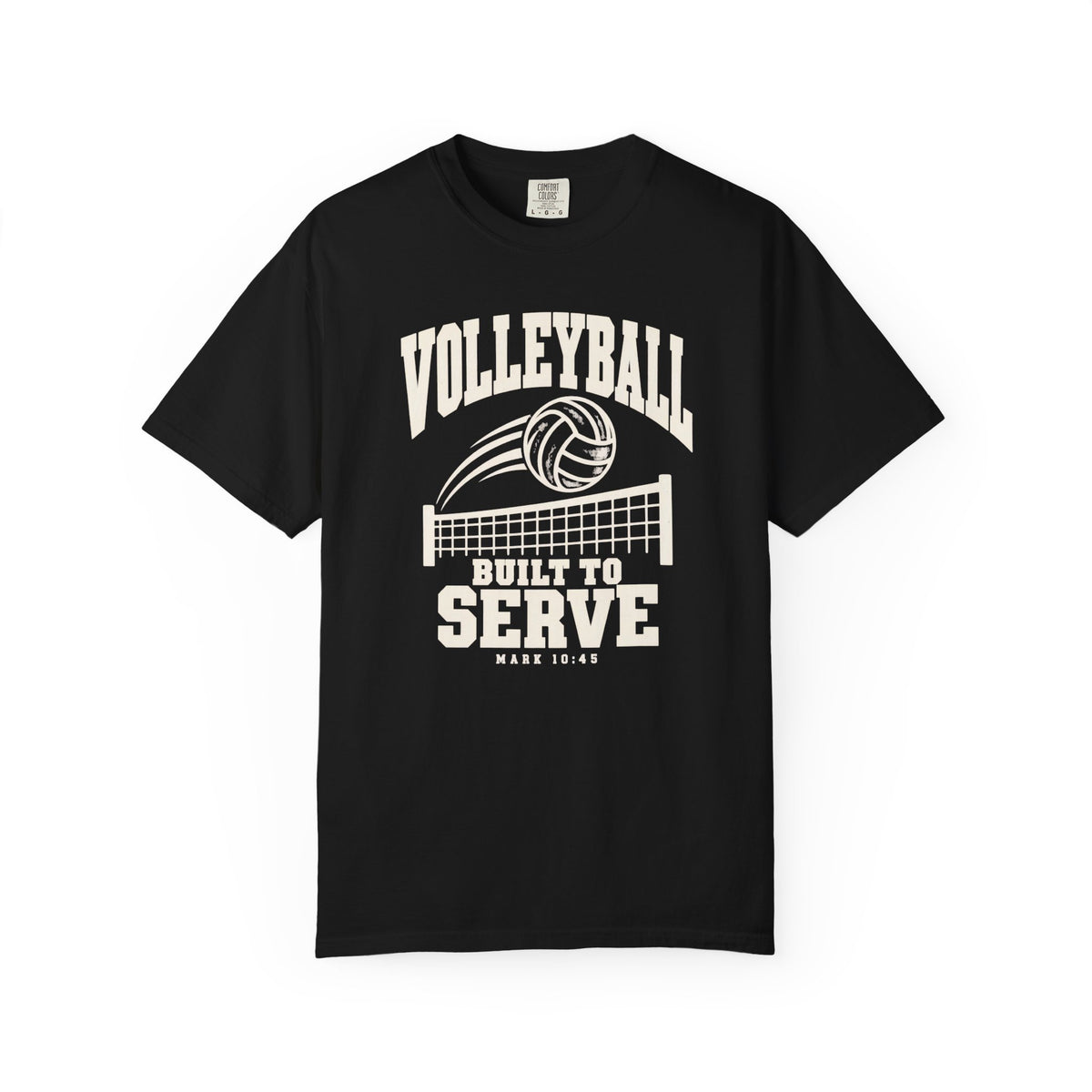 Volleyball "Built To Serve" Christian T-Shirt