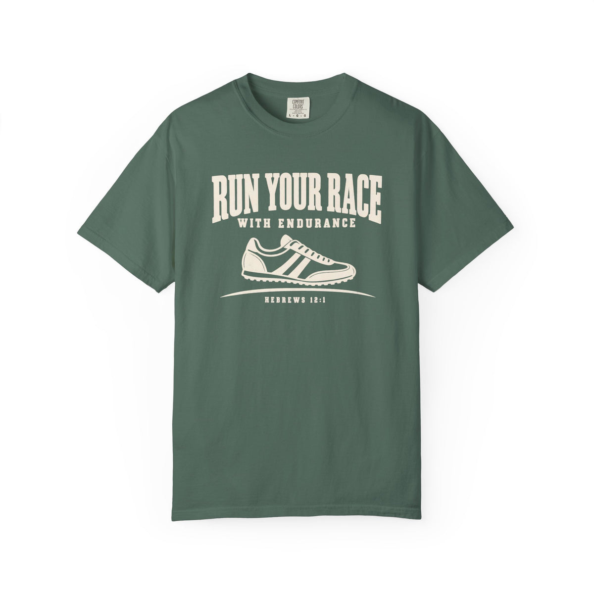 "Run Your Race" Scripture Track T-Shirt