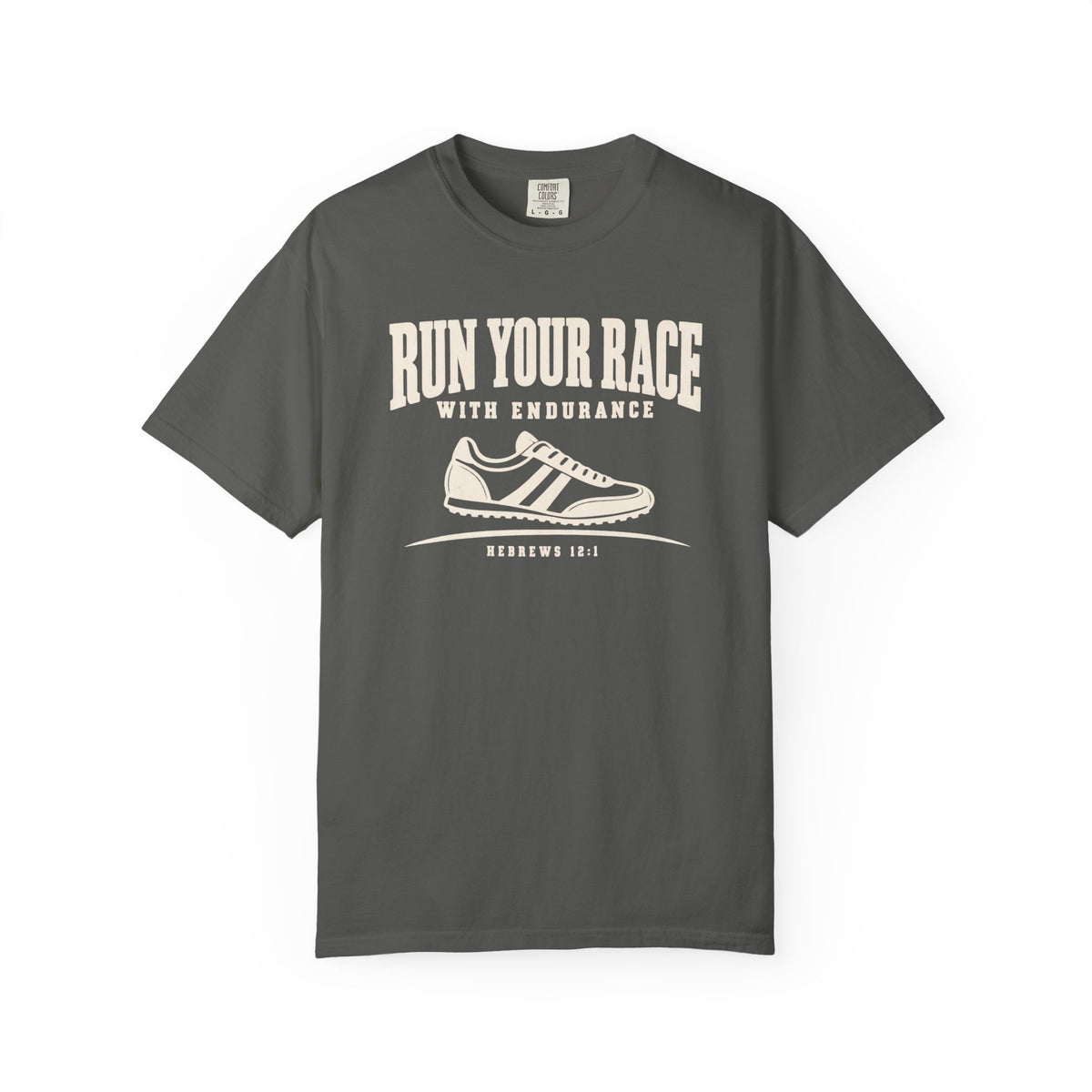"Run Your Race" Scripture Track T-Shirt