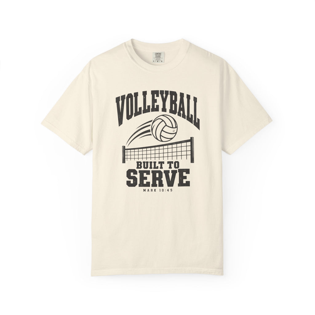 Volleyball "Built To Serve" Christian T-Shirt