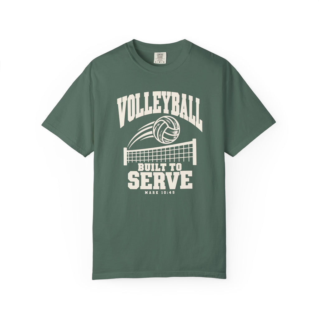 Volleyball "Built To Serve" Christian T-Shirt