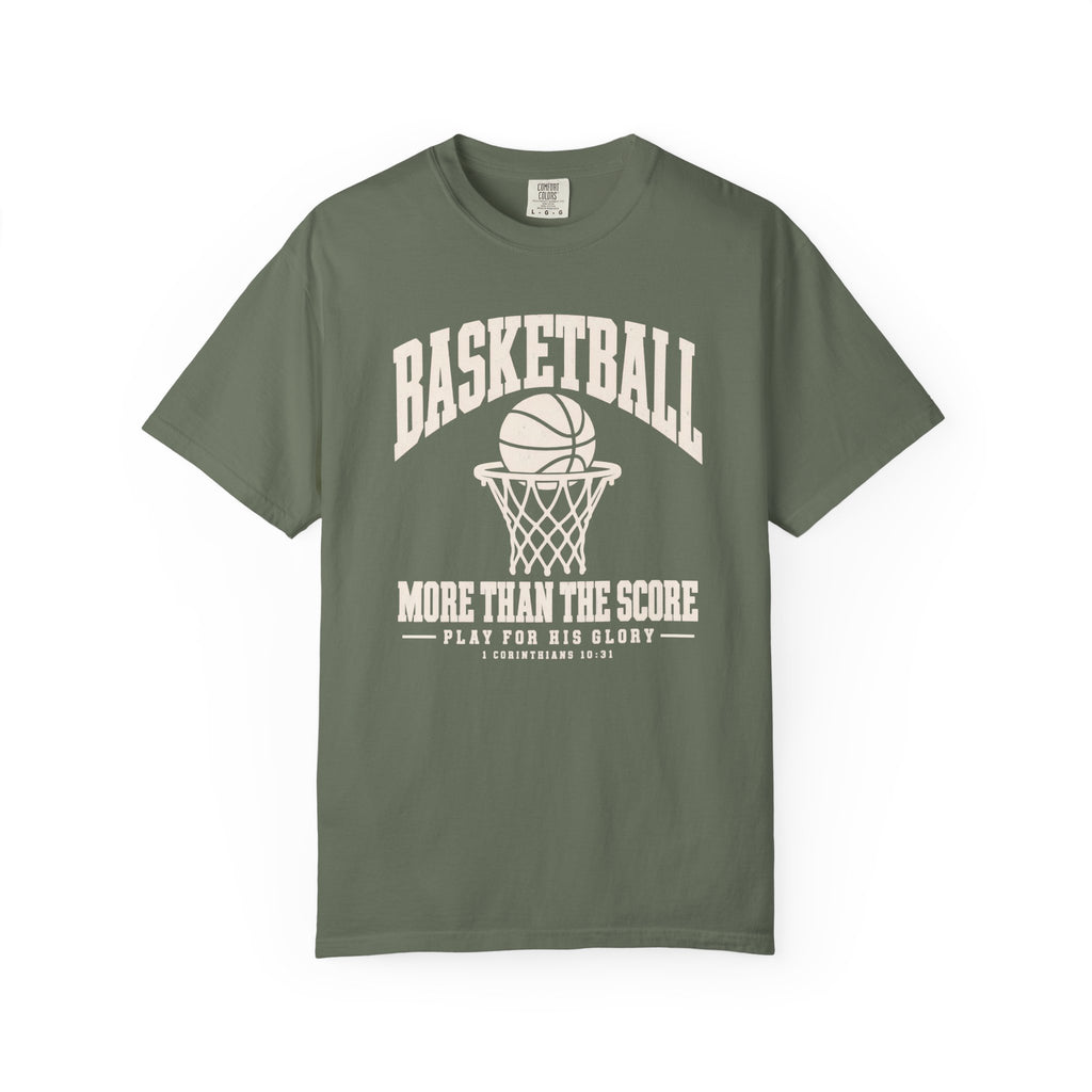 Basketball "More Than The Score" Christian T-Shirt