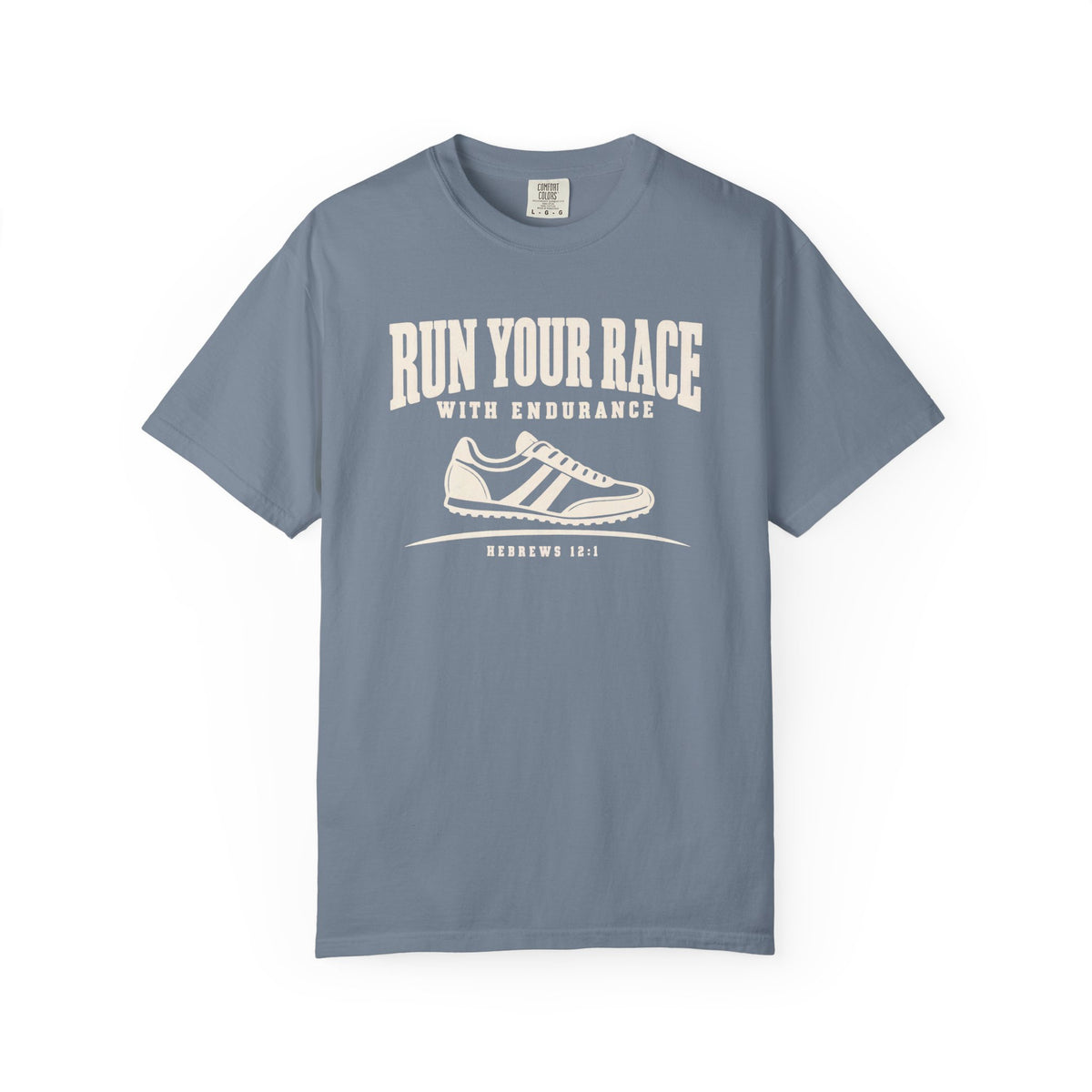 "Run Your Race" Scripture Track T-Shirt