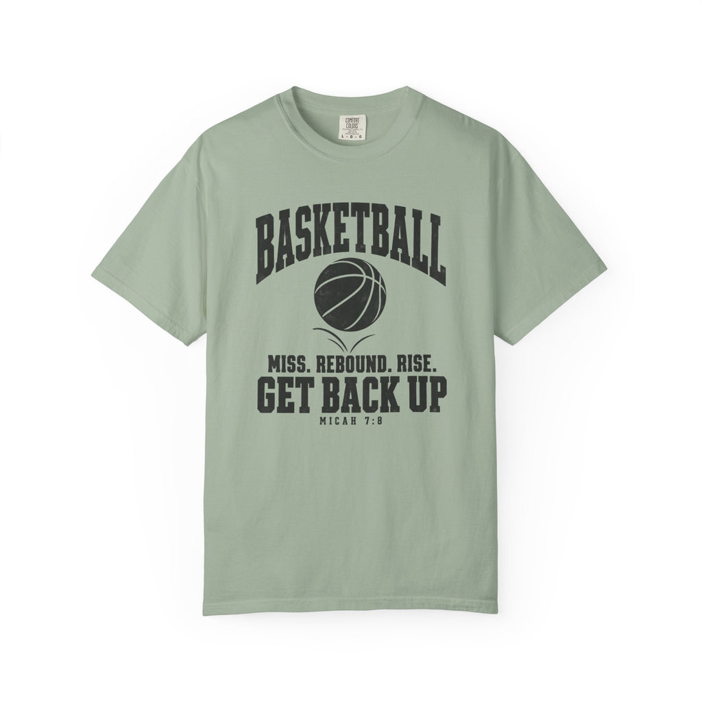 Basketball “Get Back Up” Christian T-Shirt