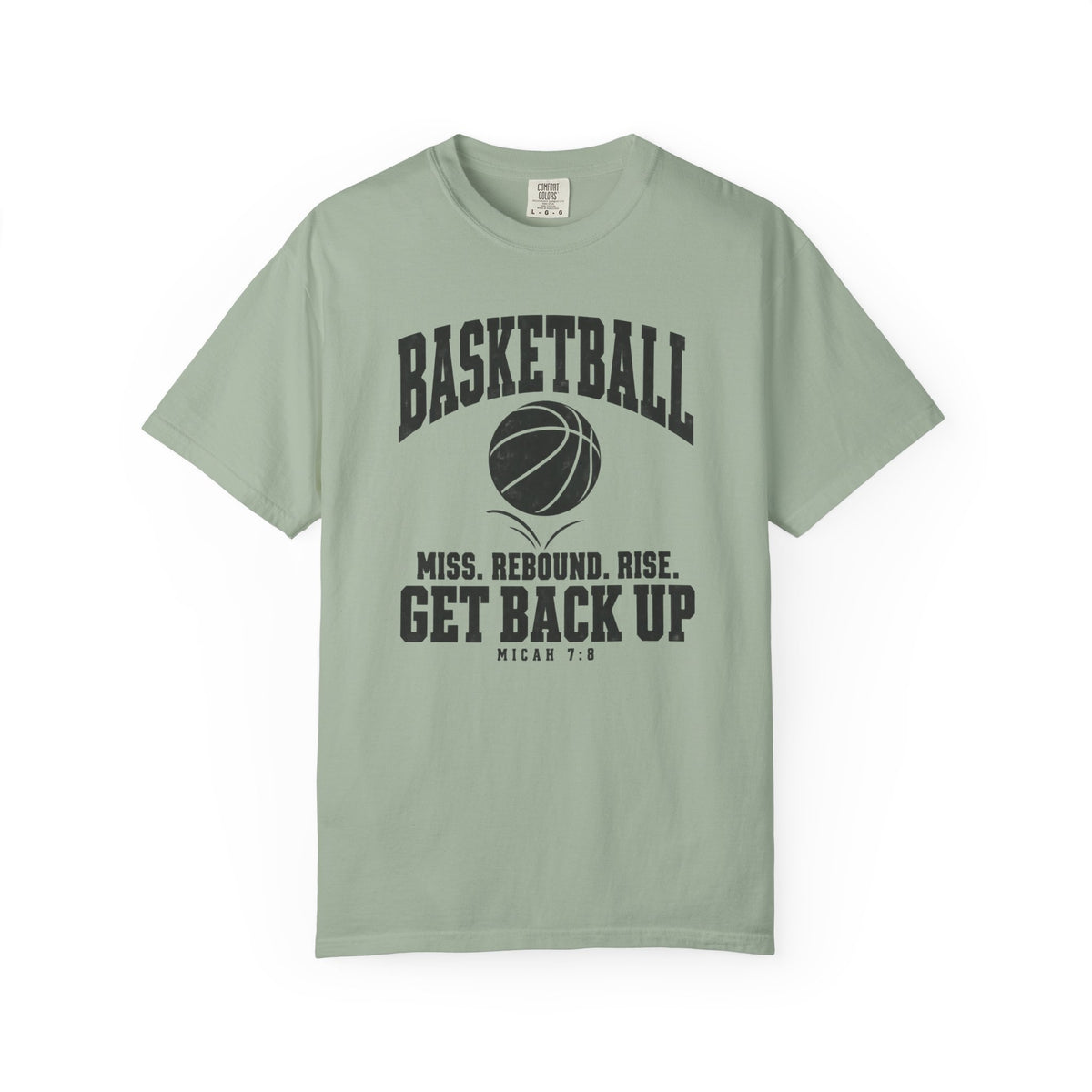 Basketball “Get Back Up” Christian T-Shirt