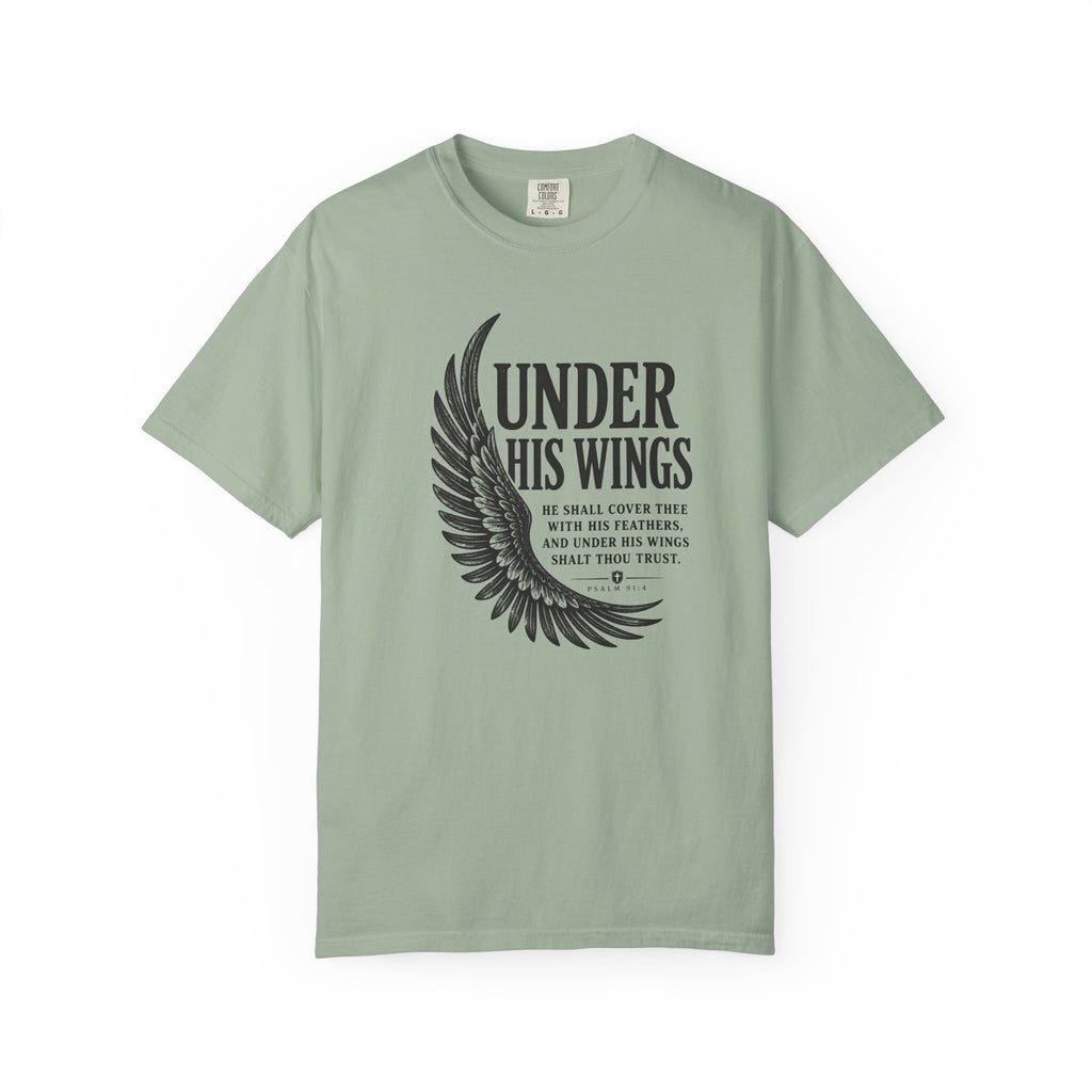 Under His Wings Psalm 91 T-Shirt