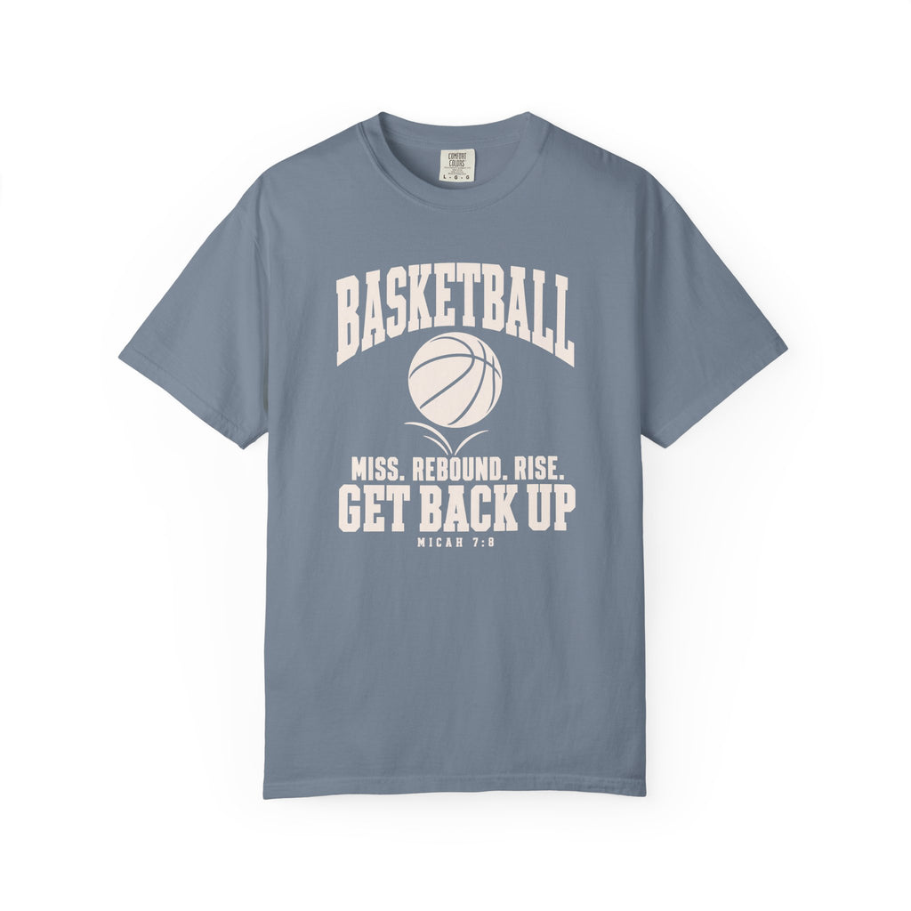 Basketball “Get Back Up” Christian T-Shirt