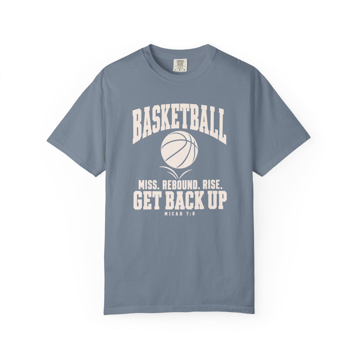 Basketball “Get Back Up” Christian T-Shirt