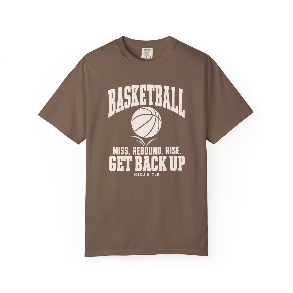 Basketball “Get Back Up” Christian T-Shirt