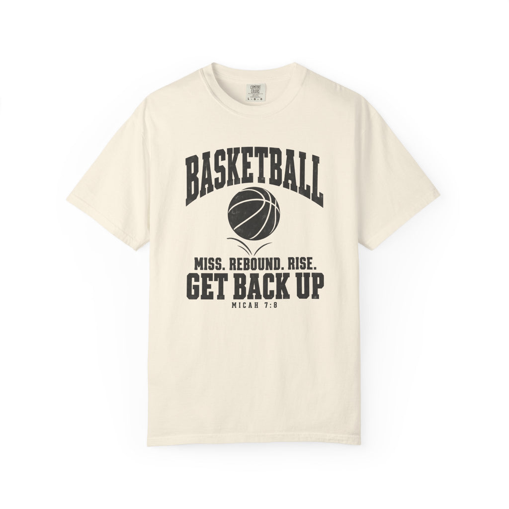 Basketball “Get Back Up” Christian T-Shirt