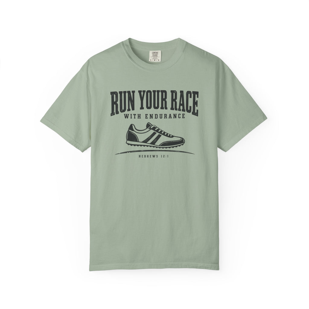 "Run Your Race" Scripture Track T-Shirt