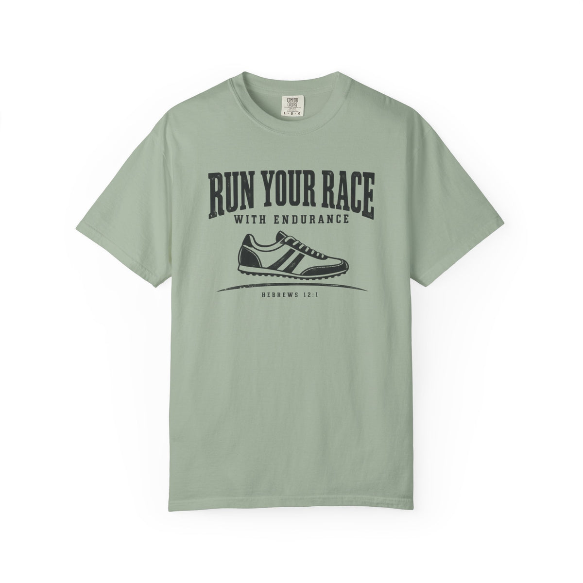 "Run Your Race" Scripture Track T-Shirt